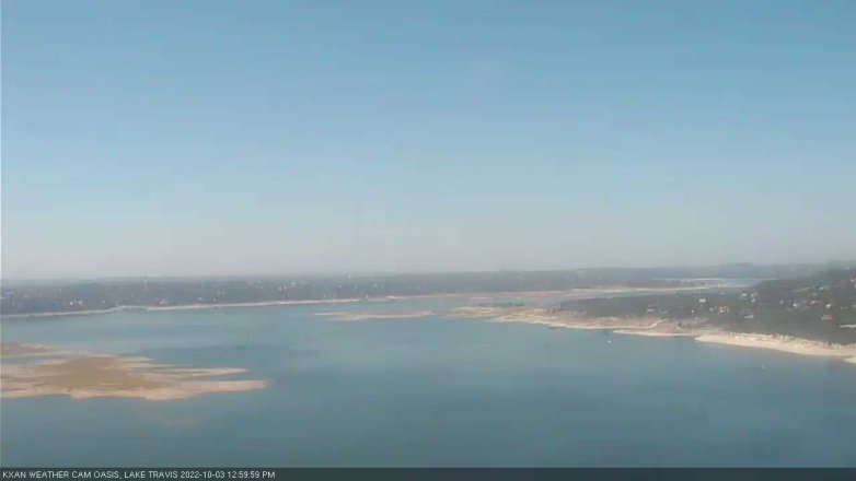 Lake Travis webcam, October 3, 2022 1:00 PM CT