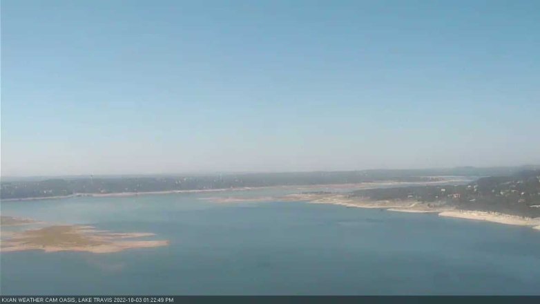 Lake Travis webcam, October 3, 2022 1:25 PM CT