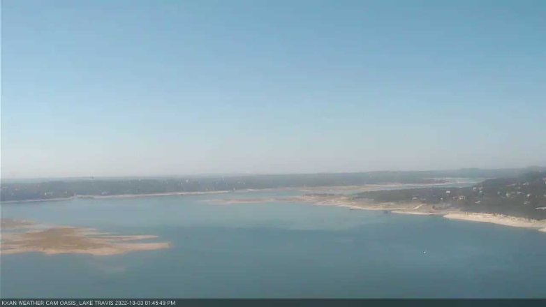Lake Travis webcam, October 3, 2022 1:45 PM CT
