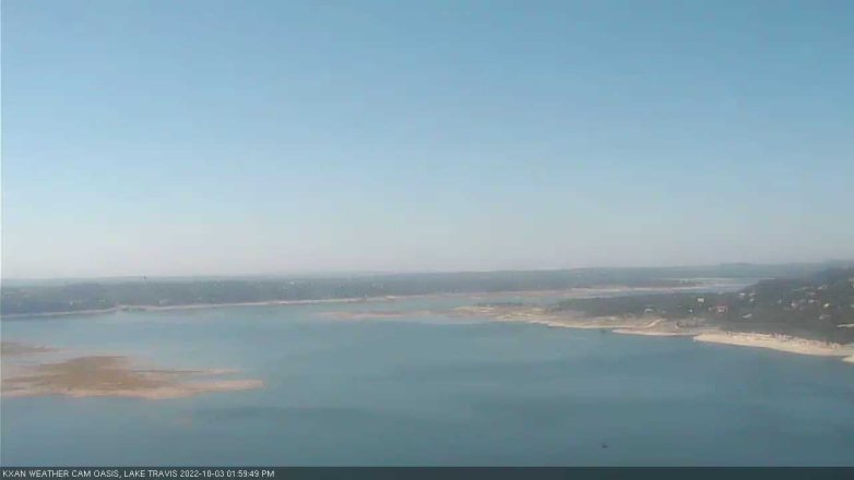 Lake Travis webcam, October 3, 2022 2:00 PM CT