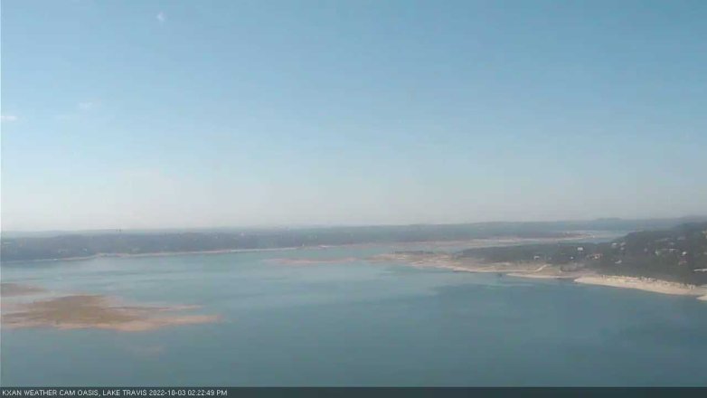 Lake Travis webcam, October 3, 2022 2:25 PM CT