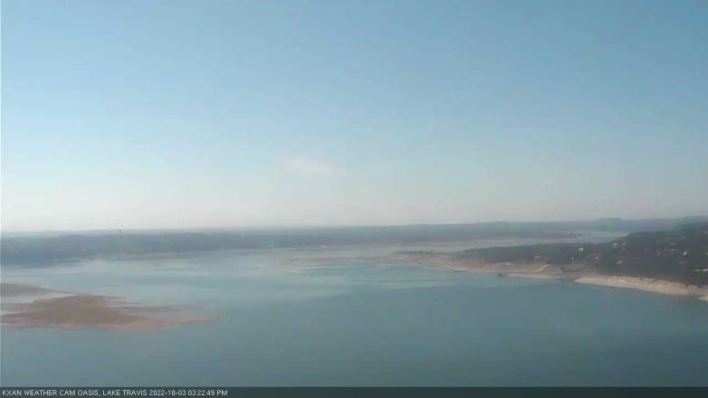 Lake Travis webcam, October 3, 2022 3:25 PM CT