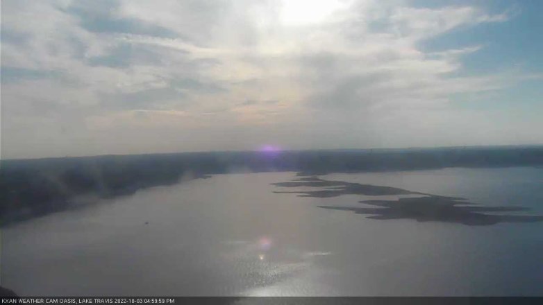 Lake Travis webcam, October 3, 2022 5:00 PM CT