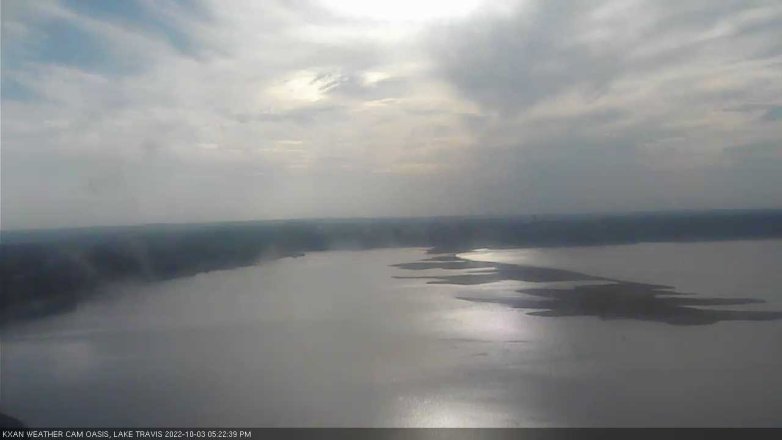 Lake Travis webcam, October 3, 2022 5:25 PM CT