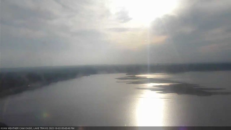 Lake Travis webcam, October 3, 2022 5:45 PM CT