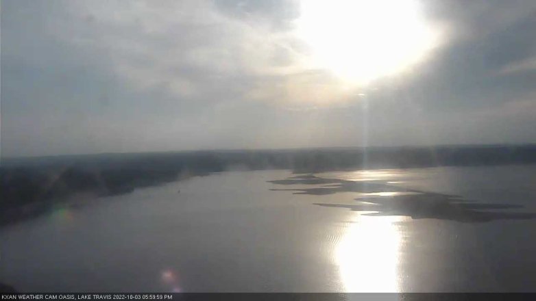 Lake Travis webcam, October 3, 2022 6:00 PM CT