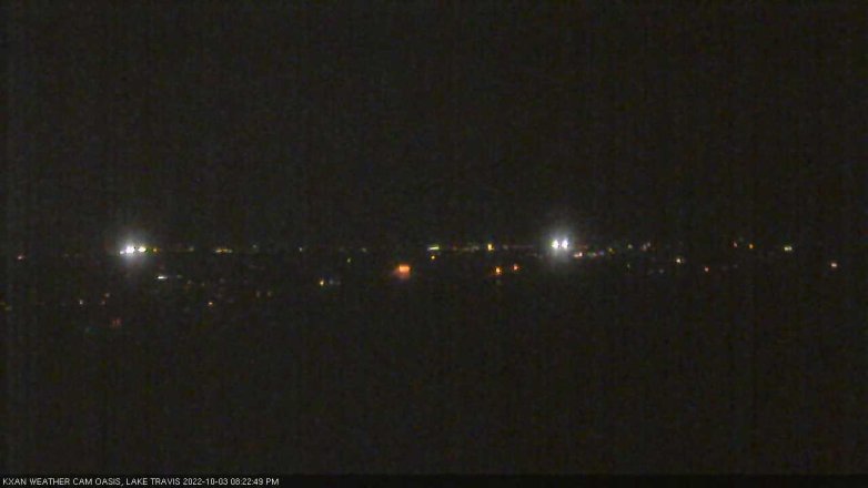 Lake Travis webcam, October 3, 2022 8:25 PM CT