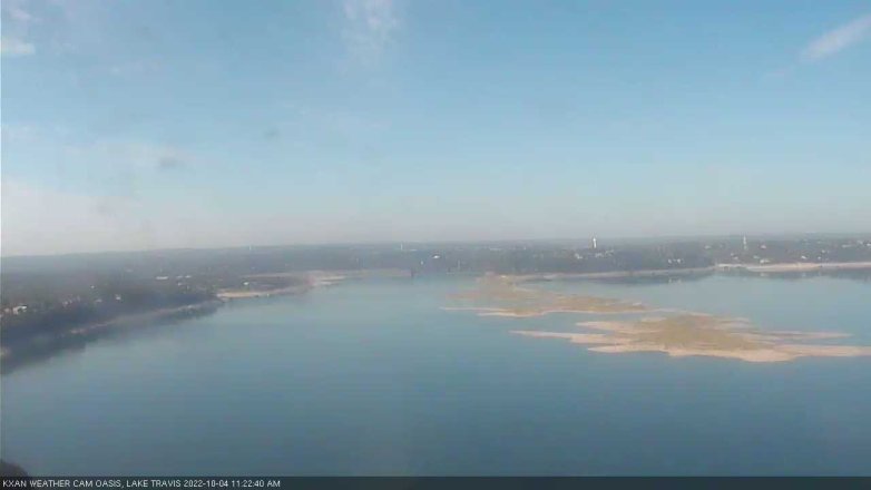 Lake Travis webcam, October 4, 2022 11:25 AM CT