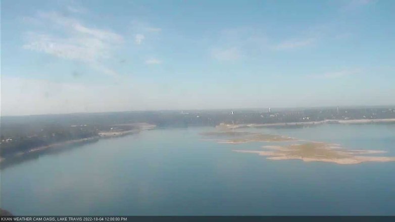Lake Travis webcam, October 4, 2022 12:00 PM CT
