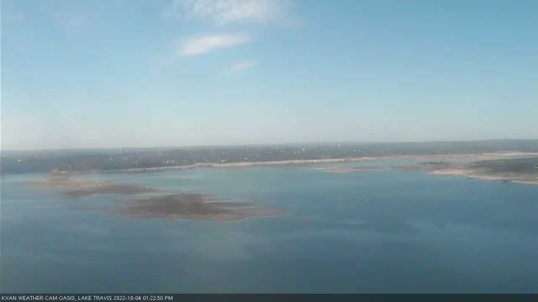 Lake Travis webcam, October 4, 2022 1:25 PM CT
