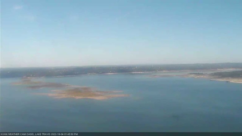 Lake Travis webcam, October 4, 2022 1:45 PM CT