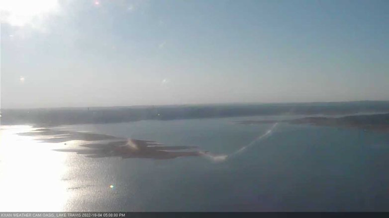 Lake Travis webcam, October 4, 2022 5:00 PM CT