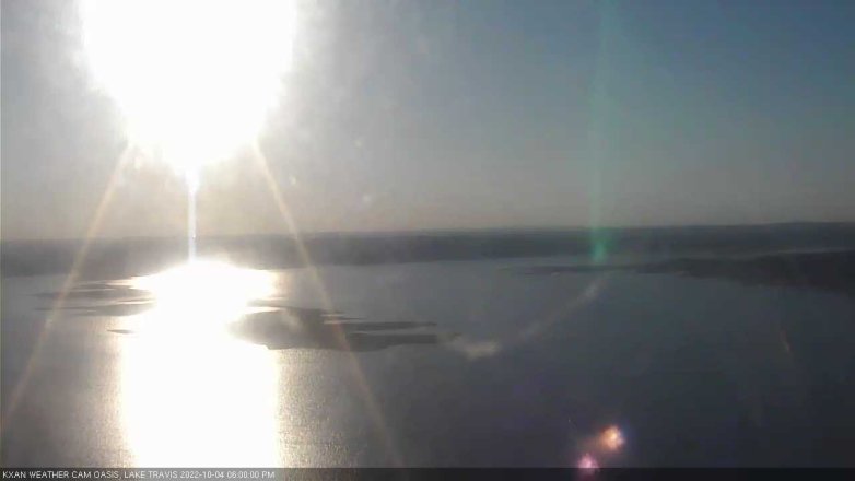 Lake Travis webcam, October 4, 2022 6:00 PM CT