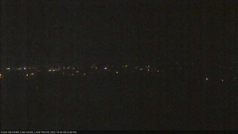 Lake Travis webcam, October 4, 2022 8:25 PM CT