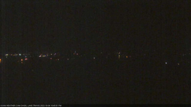 Lake Travis webcam, October 4, 2022 10:45 PM CT