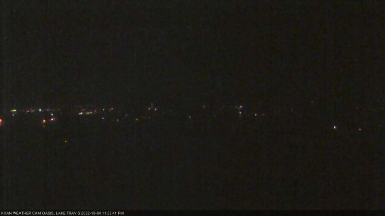 Lake Travis webcam, October 4, 2022 11:25 PM CT