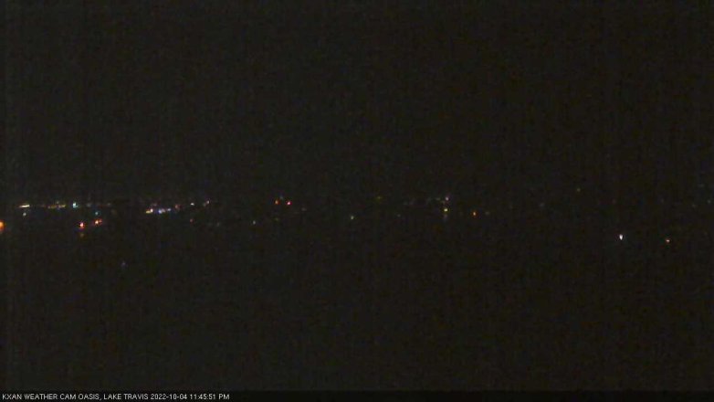 Lake Travis webcam, October 4, 2022 11:45 PM CT