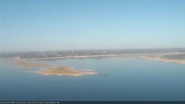 Lake Travis webcam, October 5, 2022 9:45 AM CT