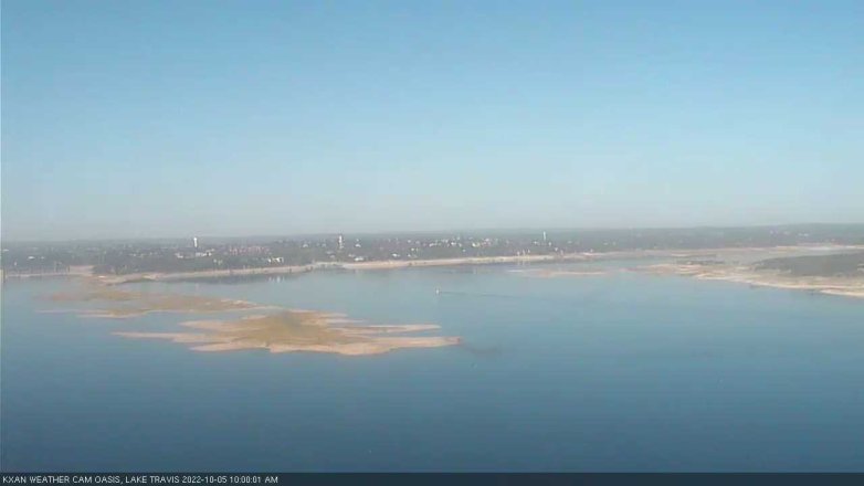 Lake Travis webcam, October 5, 2022 10:00 AM CT