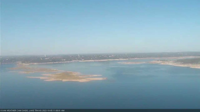 Lake Travis webcam, October 5, 2022 11:00 AM CT