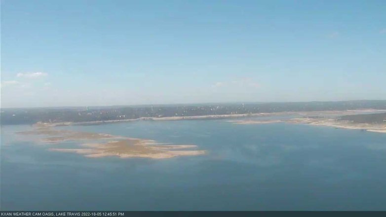 Lake Travis webcam, October 5, 2022 12:45 PM CT