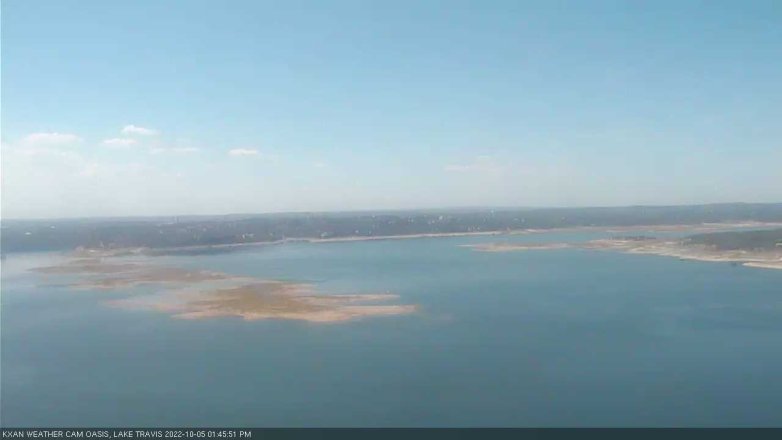 Lake Travis webcam, October 5, 2022 1:45 PM CT