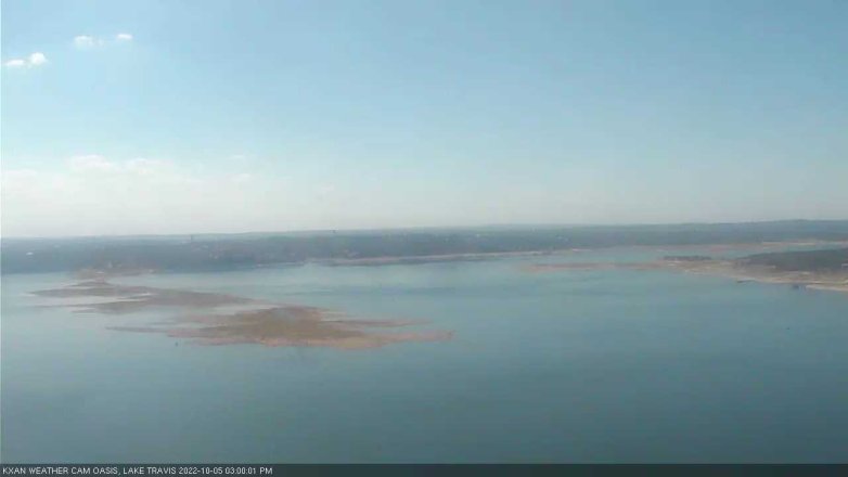 Lake Travis webcam, October 5, 2022 3:00 PM CT