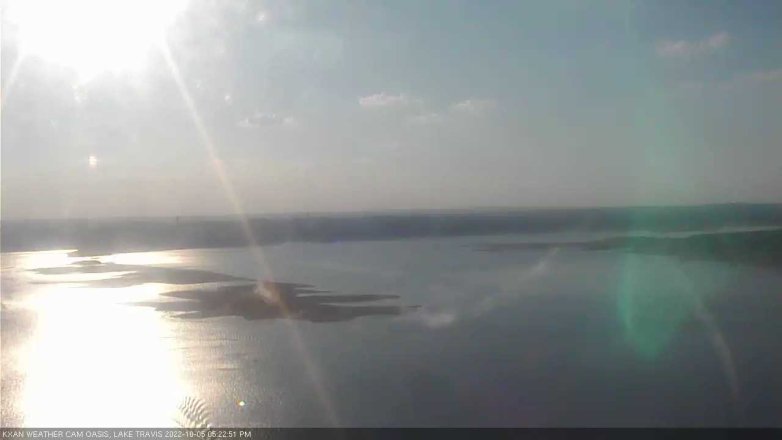 Lake Travis webcam, October 5, 2022 5:25 PM CT