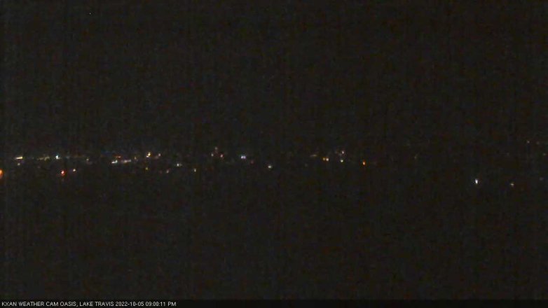Lake Travis webcam, October 5, 2022 9:00 PM CT
