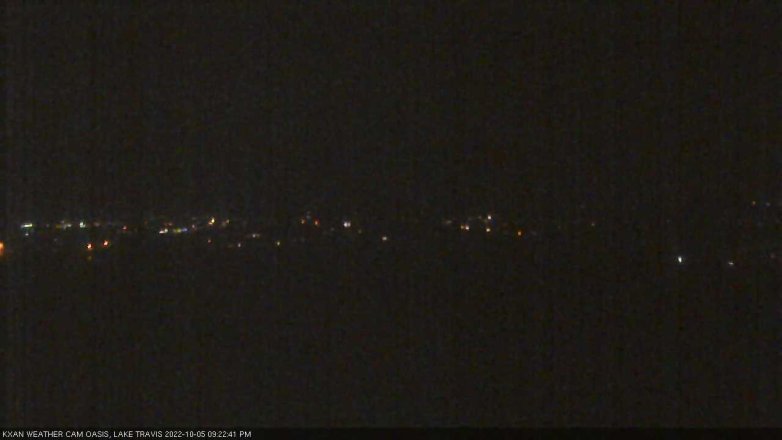 Lake Travis webcam, October 5, 2022 9:25 PM CT