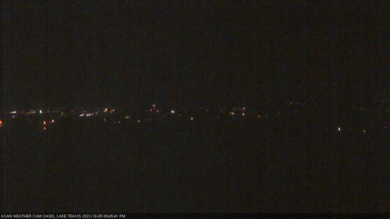 Lake Travis webcam, October 5, 2022 9:45 PM CT