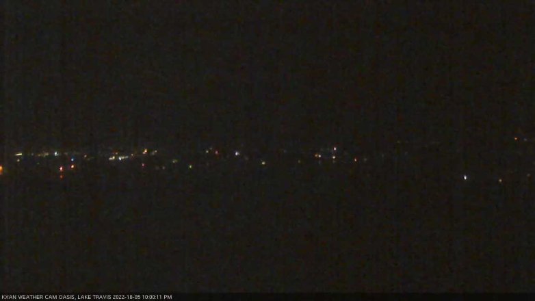 Lake Travis webcam, October 5, 2022 10:00 PM CT
