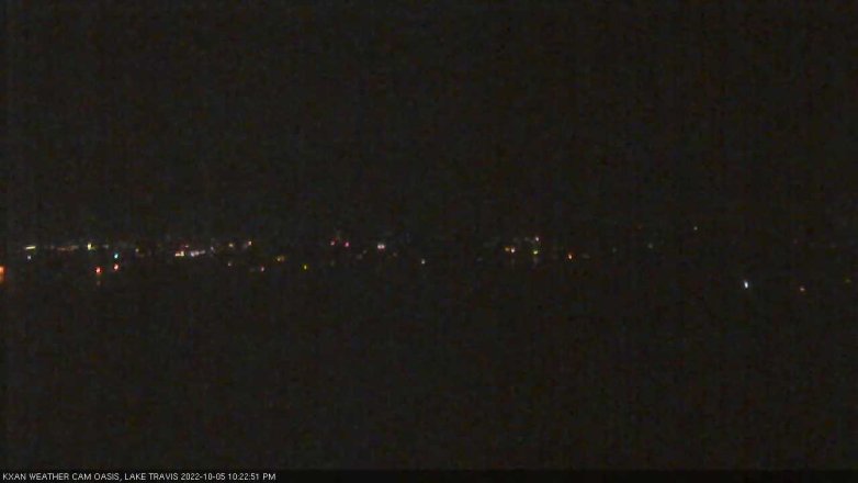 Lake Travis webcam, October 5, 2022 10:25 PM CT