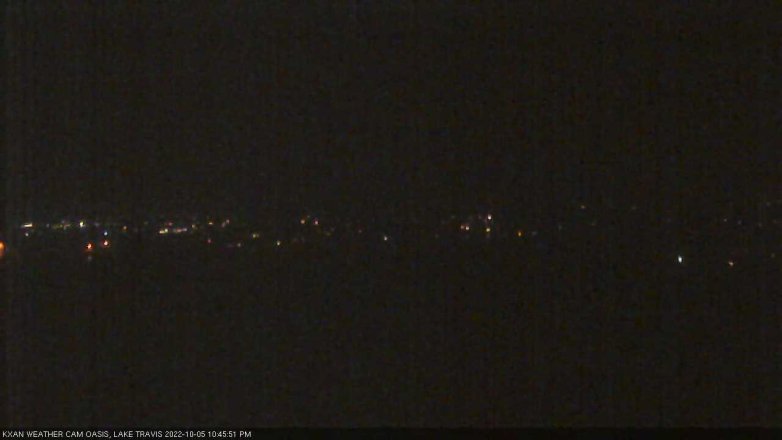 Lake Travis webcam, October 5, 2022 10:45 PM CT