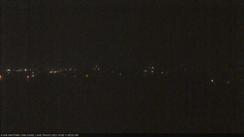 Lake Travis webcam, October 5, 2022 11:45 PM CT