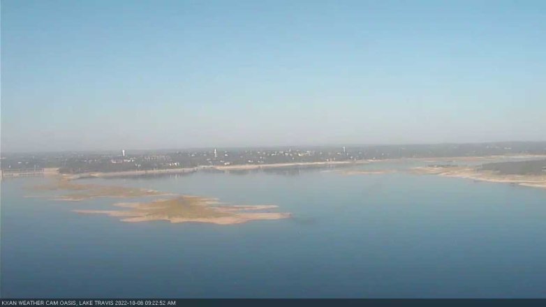 Lake Travis webcam, October 6, 2022 9:25 AM CT