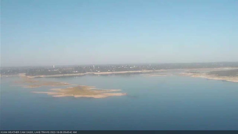 Lake Travis webcam, October 6, 2022 9:45 AM CT
