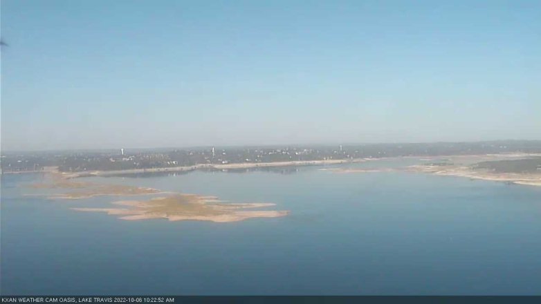Lake Travis webcam, October 6, 2022 10:25 AM CT