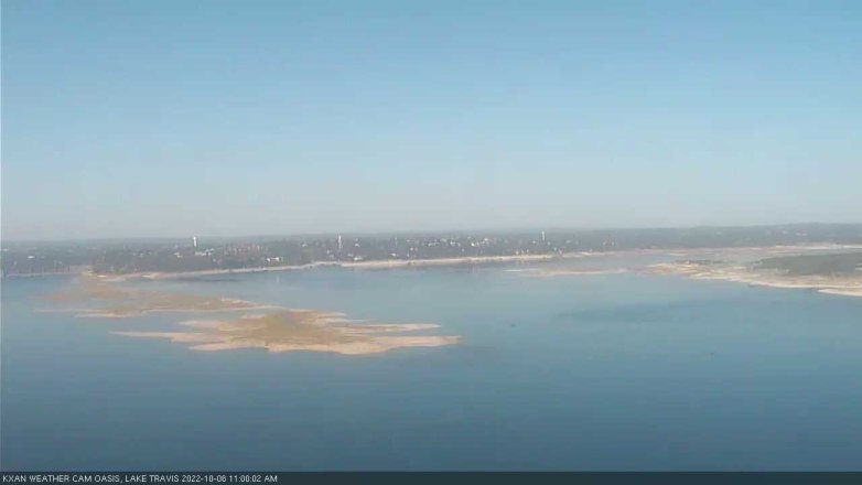 Lake Travis webcam, October 6, 2022 11:00 AM CT