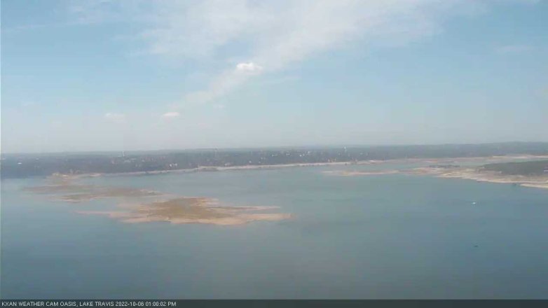 Lake Travis webcam, October 6, 2022 1:00 PM CT