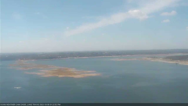 Lake Travis webcam, October 6, 2022 1:25 PM CT