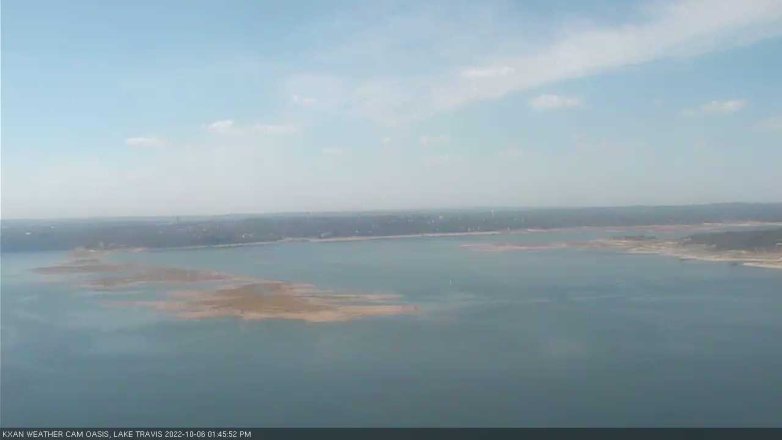 Lake Travis webcam, October 6, 2022 1:45 PM CT