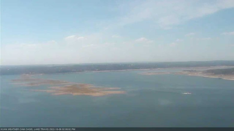 Lake Travis webcam, October 6, 2022 2:00 PM CT