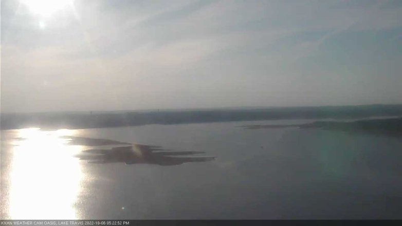 Lake Travis webcam, October 6, 2022 5:25 PM CT