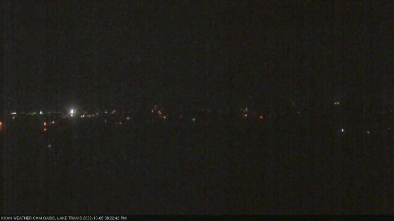Lake Travis webcam, October 6, 2022 8:25 PM CT