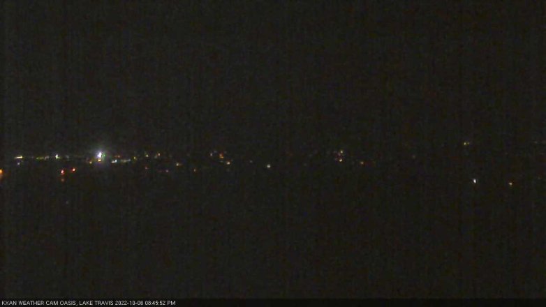 Lake Travis webcam, October 6, 2022 8:45 PM CT