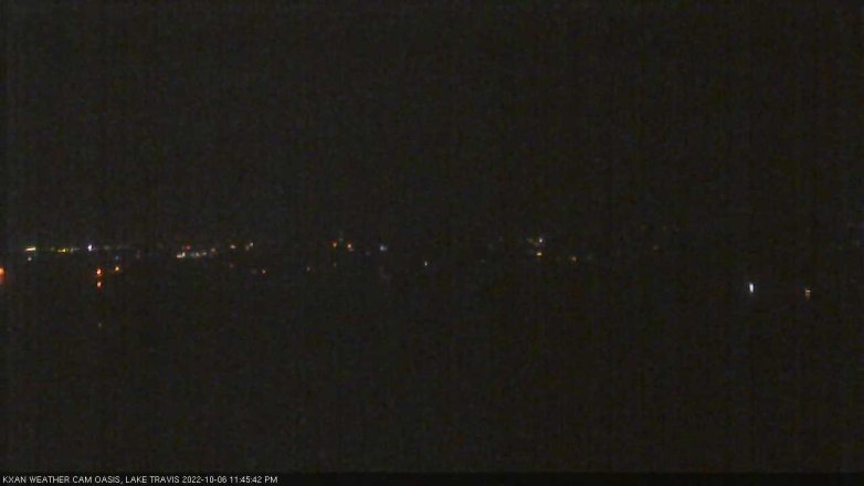 Lake Travis webcam, October 6, 2022 11:45 PM CT