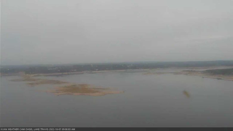 Lake Travis webcam, October 7, 2022 9:00 AM CT