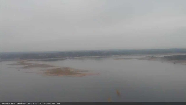 Lake Travis webcam, October 7, 2022 9:45 AM CT