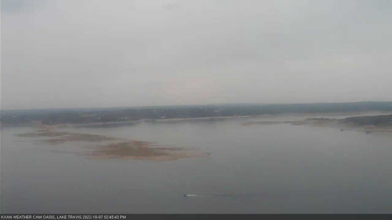 Lake Travis webcam, October 7, 2022 2:45 PM CT